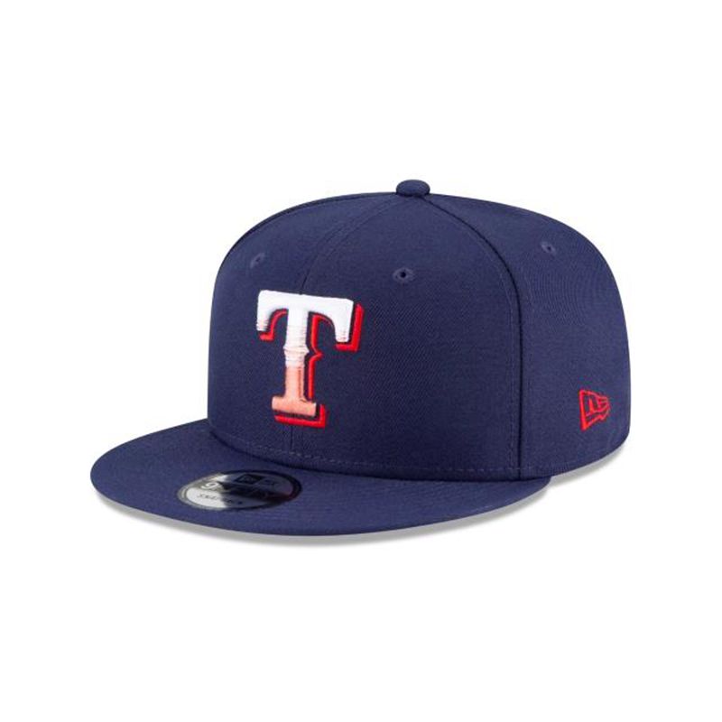 MLB Texas Rangers Americana Fade 9Fifty Snapback (SAF5064) - Blue New Era Caps